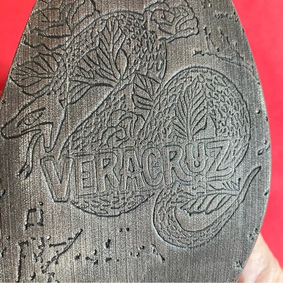 VERACRUZ Sz 39 Western Style Stacked Heel Made in  Spain Bohemian Ankle Boots - Picture 7 of 14